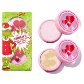 ColourPop Grinch Change of Heart highlighter in twinkly warm champagne for luminous cheeks.