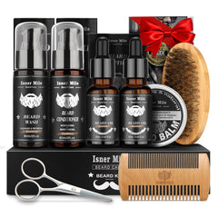 Comfy Mate beard kit oil bottles for moisturized, softer beard daily grooming