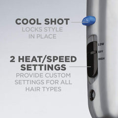 Conair styling comb delivers straight styles with precise control.