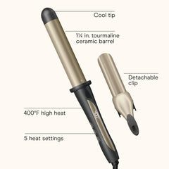 Conair INFINITI PRO detachable clip for easy switch to curling iron styling.