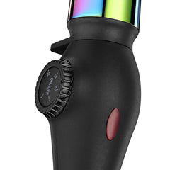 Conair InfinitiPro Rainbow Titanium 1-Inch curling wand heat settings display