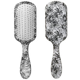 Conair Knot Dr. floral-print hairbrush glides through tangles quickly