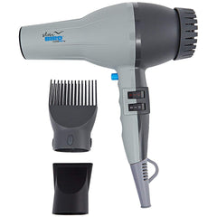 ConairPRO Silverbird Dryer front view for fast, controlled styling.