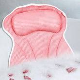 CONBELLA bath pillow headrest padding provides plush neck support for a comfortable soak.