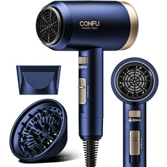 CONFU hair dryer 1600W motor for fast drying and smooth results
