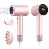 CONFU hair dryer with 110000 RPM motor delivers fast airflow for efficient styling
