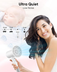 CONFU hair dryer-temperature-wave-technology maintains stable heat during drying sessions.