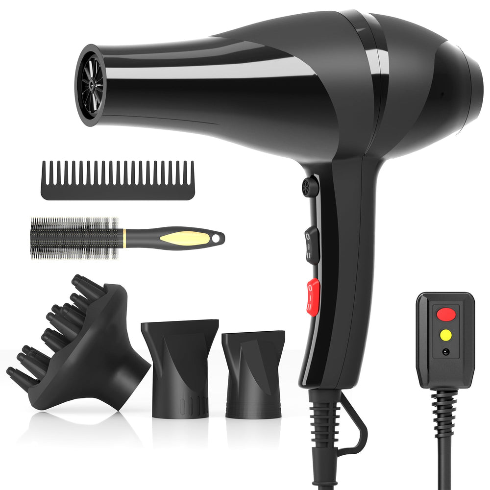 Conhaze hair dryer front view showing compact design for easy home styling