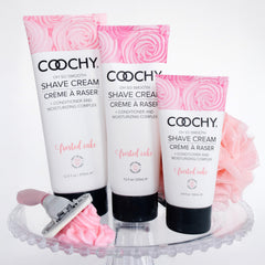 Coochy Shave Cream Frosted Cake vanilla scent close-up
