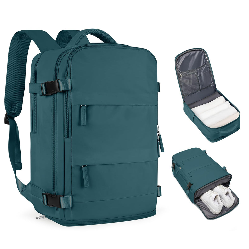 Coofay travel backpack laptop-15-6-inch-compartment keeps your 15.6-inch laptop secure during travel