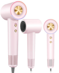 Coolpub professional high-speed hair dryer front view highlighting compact design for quick styling