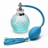 Coolrunner Crystal Art blue bottle closeup with refillable design