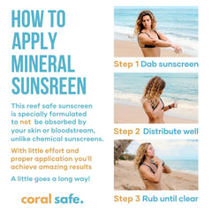 Coral Safe mineral sunscreen zinc-oxide face-stick provides mineral protection