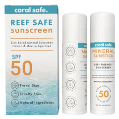 Coral Safe Reef Safe SPF 50 face-stick USA made for everyday sun protection