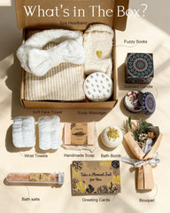 Coralogo bath bombs and salts display—soothing soak for stress relief.