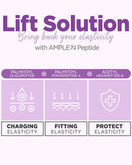 Coreana AMPLE:N Peptide Shot Ampoule application scene demonstrating easy, quick absorption.