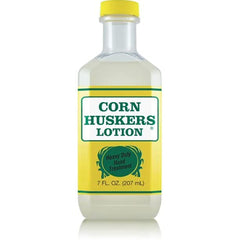 Corn Huskers oil-free hand lotion bottle 7oz focus showing texture and quick absorption.