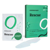 CorneaCare Rescue packaging box highlights travel-ready six-count set for on-the-go relief.