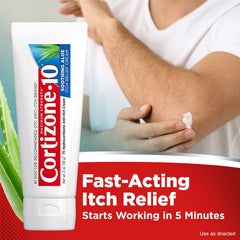 Cortizone 10 cap open dispensing cream for quick topical use