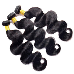 Coshgirl body wave bundles 16-inch weft detail for full density and bounce
