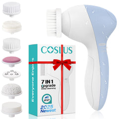 COSLUS 7-in-1 FBS-D package highlights all-in-one facial cleansing system