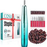 COSLUS electric nail drill blue front view for precise at-home manicures.