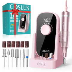 COSLUS electric nail drill on stand for stable home-use grinding