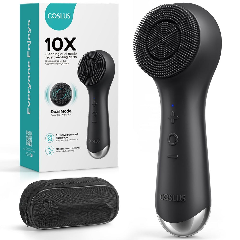COSLUS Face Scrubber 2-in-1 tech enables deeper cleansing across skin types.