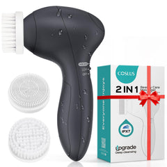 COSLUS Face Scrubber dual-speed control enables gentle and deep cleansing for adaptable routines.