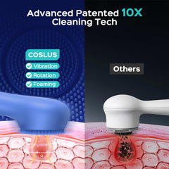 COSLUS Face Scrubber five-speed modes suit all skin types for customized cleansing.