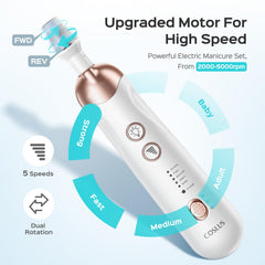 COSLUS LED-light illuminates detailed nail work