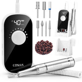 COSLUS nail drill 40k rpm for precise shaping.