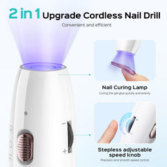 COSLUS nail lamp with 30s/60s timers demonstrates quick gel curing