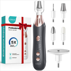 COSLUS professional manicure-pedicure kit full view for easy home nail care