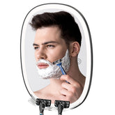 COSMIRROR fogless shower mirror delivers clear reflection in steamy showers for precise shaving