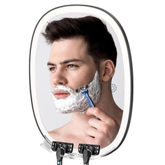 COSMIRROR fogless shower mirror delivers clear reflection in steamy showers for precise shaving
