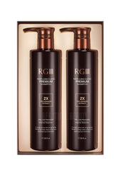 COSMOCOS RG3 RGIII shampoo bottle front shows premium red ginseng powered formula