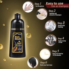 COSMTEK semi-permanent color shampoo lather demonstrates ammonia-free color and conditioning.