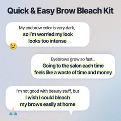 COSNORI Easy Brow Tone Changer powder ready-measured ensures quick, accurate mixing without extra tools.