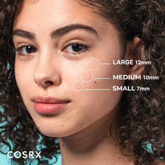 COSRX Acne Pimple Patch size S closeup for pinpoint coverage of small spots