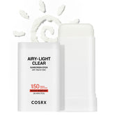 COSRX Airy-Light sunscreen stick packaging for on-the-go UV protection.