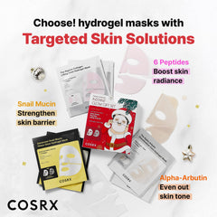 COSRX Alpha-Arbutin Niacinamide mask showing even tone and clarified texture
