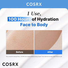 COSRX Barrier Moisturizing Cream body-application relieves head-to-toe dryness