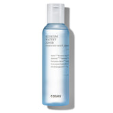 COSRX Hydrium Watery Toner bottle closeup showing refreshing hydration for the skin.