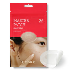 COSRX Master Patch Intensive oval edge closeup shows discreet acne coverage for quick concealment.