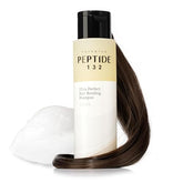 COSRX PEPTIDE-132 Hair Bonding Shampoo bottle close-up showcasing bond repair focus.