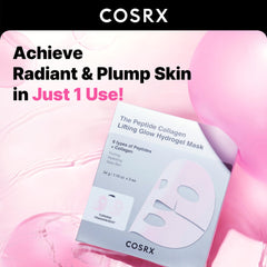 COSRX Pink Peptides mask transparent appearance during wear signals active ingredient delivery