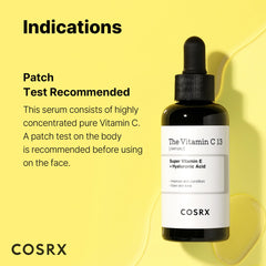 COSRX Pure Vitamin C 13% serum stored in fridge to prevent oxidation