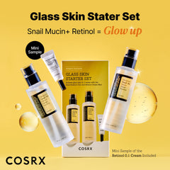 COSRX Snail 96% Mucin Power Essence bottle close-up highlights silky texture.