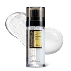 COSRX Snail Mucin Dual Essence bottle showing layered hydration for smoother skin